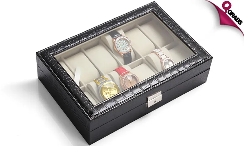 12-Slot Watch Organizer!